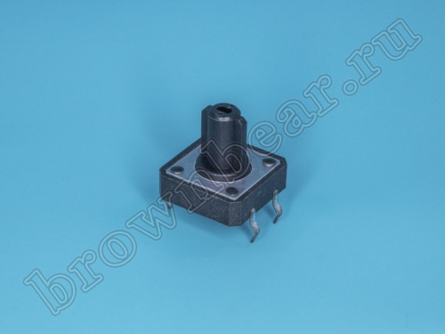 Кнопка тактовая, 12x12 мм, h=12 мм, 4 контакта SWT-15
