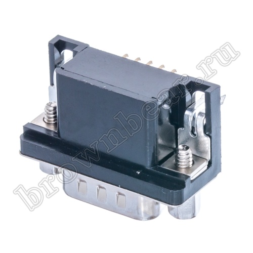 Разъем D-SUB  15 контактов высокой плотности, вилка на плату, прямой угол DHR-15M фото 8