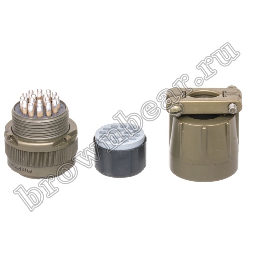 Разъём Amphenol серии MS, 17 контактов, розетка на кабель, тип 20, резьбовой MS3106E-20-29S фото 6
