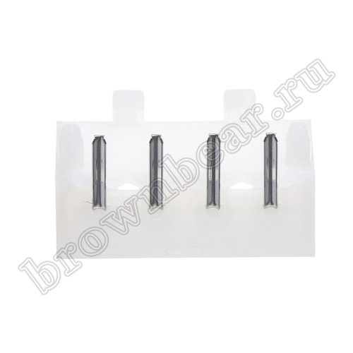 Разъем питания 4 контакта, вилка на плату прямой угол, к дисководу, шаг 5.08 мм THP-4MR фото 5