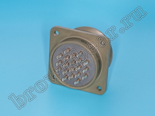 Разъём Amphenol серии MS, 20 контактов, вилка на блок, тип 28, резьбовой MS3102E-28-16P фото 3