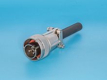 Разъем Amphenol серии 97B, ACA-B, 3 контакта, вилка на кабель, тип 14S, байонет 97B3106F-14S-7P(A23)