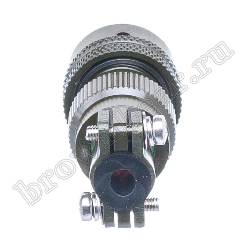 Разъём промышленный байонет MIL-26482 Series I серии HVMS  6 контактов, гнездо на кабель фото 2