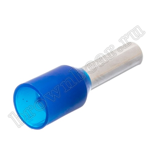 Кабельный наконечник штыревой втулочный изолированный НШВИ 8 мм, под опрессовку на провод 2.5 мм², упаковка 100шт. TIC-2.5-8 фото 5