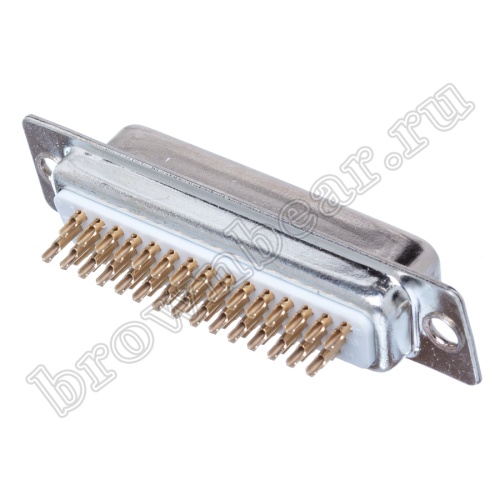 Разъем D-SUB  44 контактов, гнездо на кабель, пайка DHS-44F фото 4