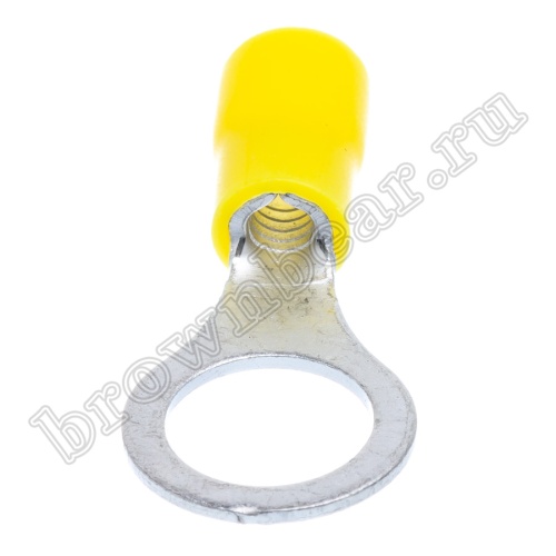 Клемма кольцевая обжимная тип "O" 10.5 мм, на провод 4.0 - 6.0 мм², изолированная, кратно 100шт. TRI-5.5-10 фото 4
