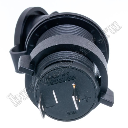 Разъем гнездо для автоприкуривателя, с крышкой ACA-3 фото 4