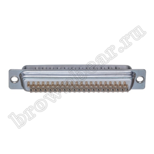 Разъем D-SUB  62 контакта, вилка на кабель, пайка, тип 2 DHS-62M фото 5