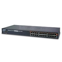 POE-1200G Управляемый PoE инжектор Planet 12 портов 10/100/1000Мб/с, IEEE 802.at, 200Ватт