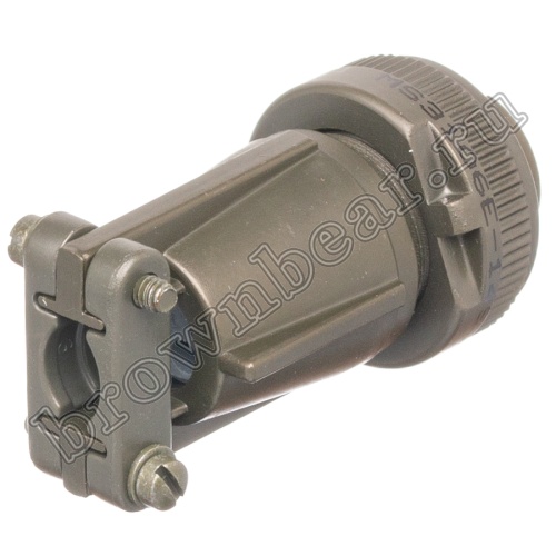 Разъём Amphenol серии MS, 5 контактов, розетка на кабель, тип 14S, резьбовой MS3106E-14S-5S фото 6