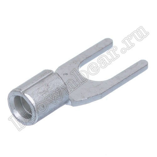 Клемма вилочная обжимная тип "U" 3.7 мм, на провод 1.5 - 2.5 мм², неизолированная, кратно 100шт. TY-2-3 фото 3