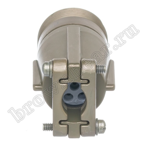 Разъём Amphenol серии MS, 7 контактов, вилка на кабель, тип 16S, наружная резьба MS3101E-16S-1P фото 3