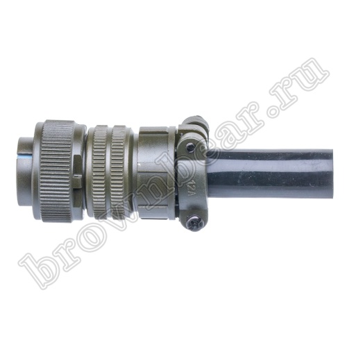 Разъём промышленный круглый MIL-5015 серии MS 14 контактов, гнездо на кабель фото 2