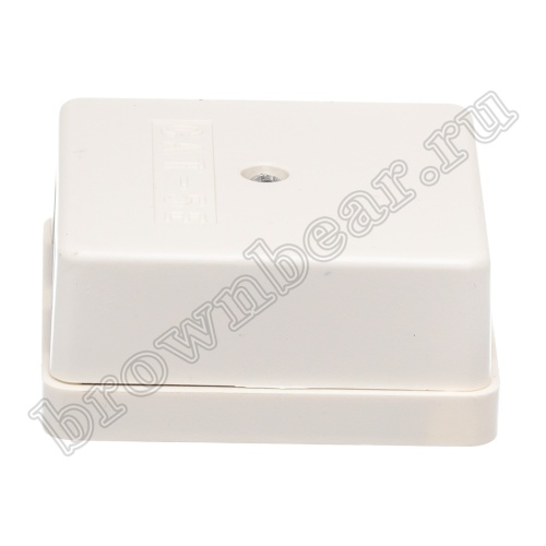 Розетка компьютерная накладная двойная RJ-45 категория 5е,  тип 110,  белая  фото 2