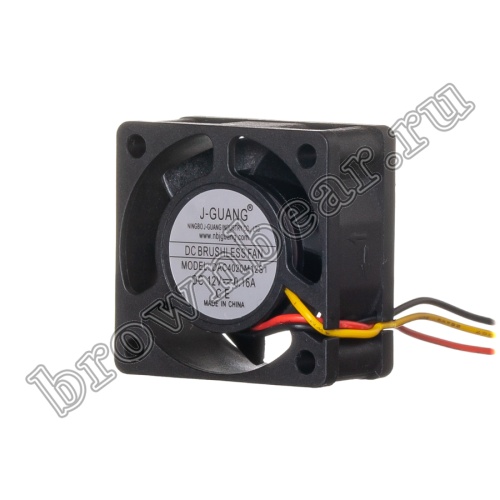 Вентилятор осевой 40х40х20, DC 12В, 0.16А, подшипник скольжения, датчик скорости FG,DAC4020M12S1 фото 7