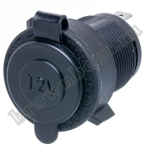 Разъем гнездо для автоприкуривателя, с крышкой ACA-3 фото 5