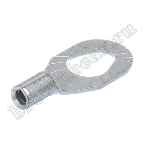 Клемма кольцевая обжимная тип "O" 3.7 - 5.3 мм на провод 0.5 - 1.5 мм², неизолированная, кратно 100шт. TR-1.25-3/5 фото 2