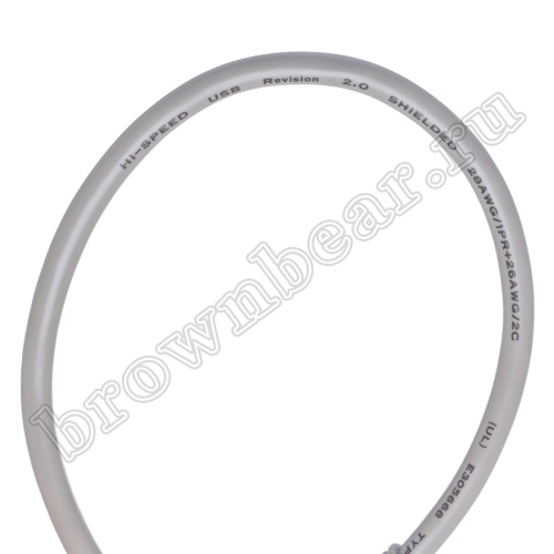 Кабель интерфейсный USB, type А - type micro USB, вилка - вилка, 0.3 метра фото 2