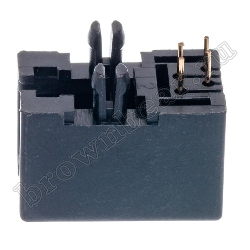 Разъем RJ-10 гнездо на плату, 4P4C, тип 4/1 TJ4-4P4C фото 3