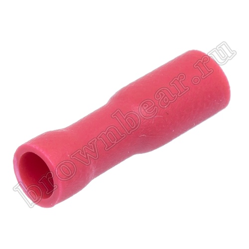 Клемма плоская обжимная 3 мм, гнездо на провод 0.25 - 1.5 мм², полностью изолированная, кратно 100шт., РПИ-М TAI3-1.25I фото 3