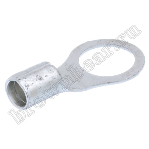 Клемма кольцевая обжимная тип "O" 10.5 мм, на провод 10.0 мм², неизолированная, кратно 100шт. TR-8-10 фото 2