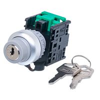 Селекторный переключатель управления с ключом, 3 позиции с фиксацией, 30 мм, НP TN2KS44-1AA