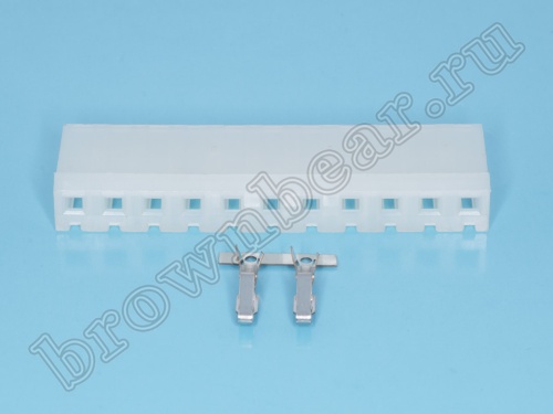 Разъем питания 12 контактов, гнездо на кабель, шаг 5.08 мм MHU-12 фото 4