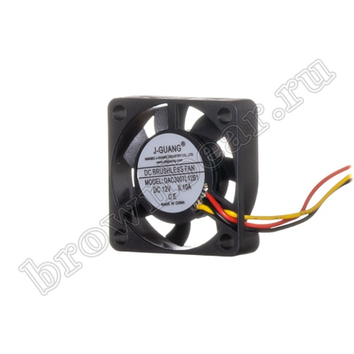 Вентилятор для корпуса 30х30х7, DC 12В, 0.10А, подшипник скольжения, датчик скорости FG, DAC3007L12S1 фото 7