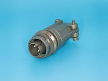 Разъём Amphenol серии MS, 2 контакта, вилка на кабель, тип 10SL, резьбовой MS3106E-10SL-4P