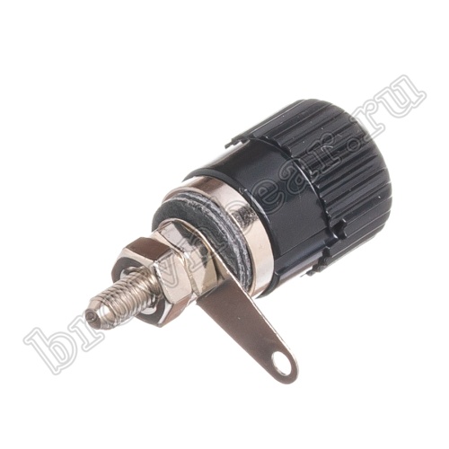 Клемма приборная для разъема Banana, тип 3 (гнездо), черная BP-3B фото 4