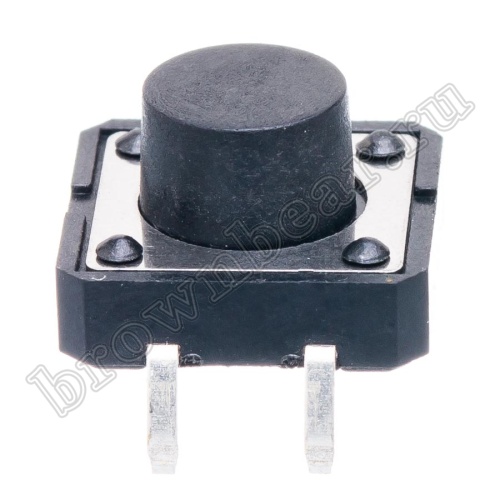 Кнопка тактовая 12x12 мм, h=7.5 мм, 4 контакта SWT-5-75 фото 6