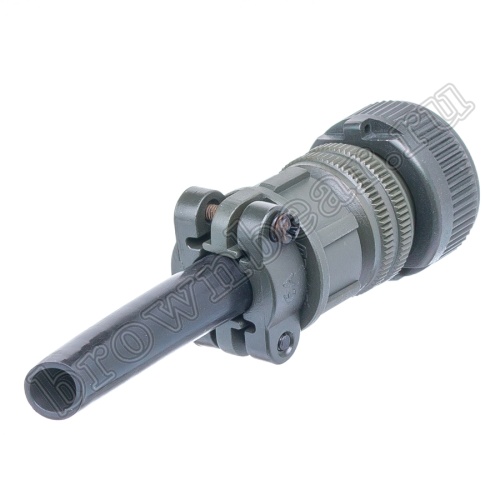 Разъём промышленный круглый MIL-5015 серии MS 4 контакта, гнездо на кабель фото 3