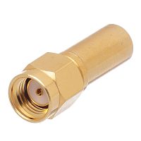 Разъем RP-SMA Amphenol, гнездо на кабель RG-58, обжимной, позолоченный 132113RP