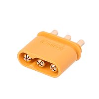 Разъем питания MR30 для АКБ, 3 контакта, штекер на плату MR30PB30-M.G.Y