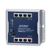WGS-818HP Промышленный управляемый L2+ настенный коммутатор Planet, 8 портов 802.3at PoE+