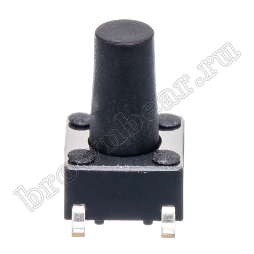 Кнопка тактовая SMD, 6х6 мм, h=9.5, 4 контакта SWT-34-95 фото 6