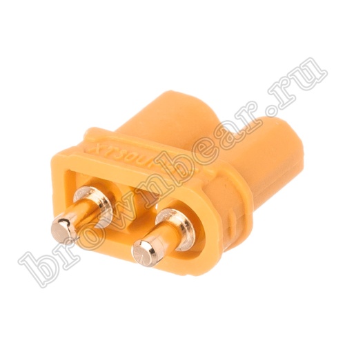 Разъем питания XT30 для АКБ, 2 контакта, розетка на плату XT30UPB30-F.G.Y фото 5