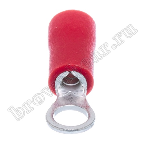 Клемма кольцевая обжимная тип "O" 3.7 мм, на провод 0.25 - 1.5 мм², изолированная, кратно 100шт. TRI-1.25-3 фото 4