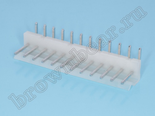 Разъем питания 12 контактов, вилка на плату прямой угол, шаг 5.08 мм MPW-12R