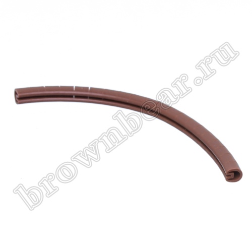 Маркер кабельный цифра 1 (кольцо) для провода d=2.0-3.2 мм, коричневый, упаковка 20 шт. фото 2