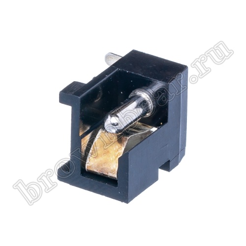 Разъем питания DC гнездо 2.5 х 5.5 мм, на плату, тип 2 DJK-22B