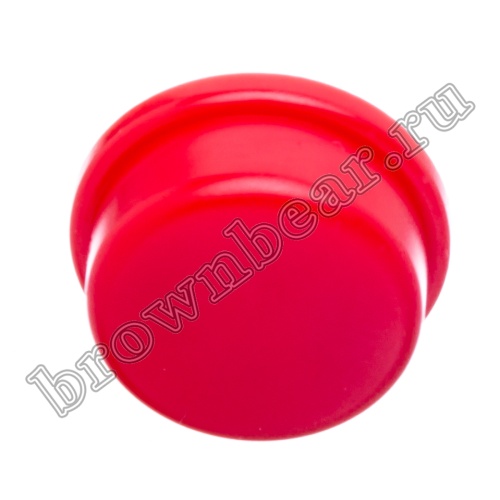 Колпачок круглый для тактовой кнопки, красный SWT-9R-R фото 2