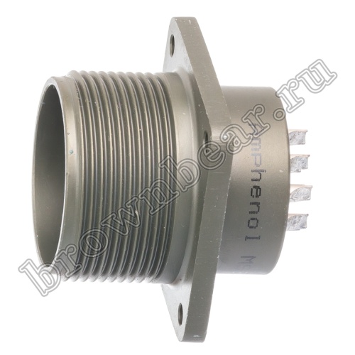 Разъём Amphenol серии MS, 14 контактов, вилка на блок, тип 20, резьбовой MS3102E-20-27P фото 3