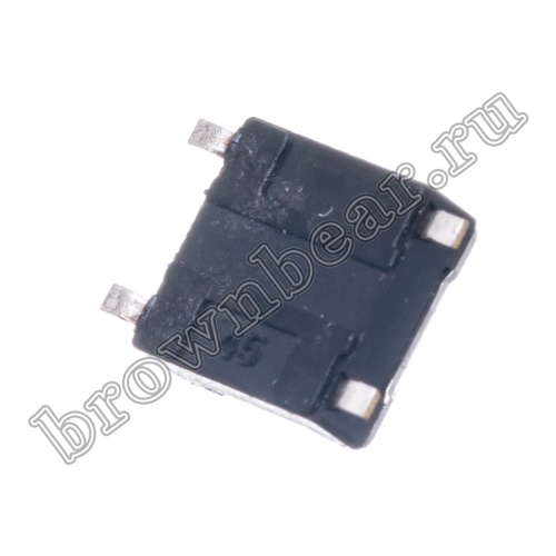 Кнопка тактовая влагозащищенная SMD, 6х6 мм, h=4.3 мм, 4 контакта SWT-54 фото 5