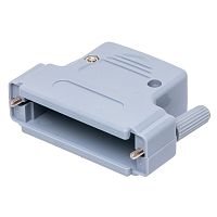 Корпус разъема D-SUB 50/78 контактов с удлиненными винтами, серый DPT-50C