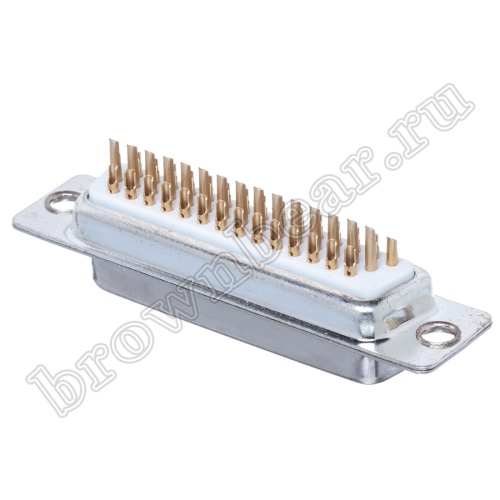 Разъем D-SUB  44 контактов, гнездо на кабель, пайка DHS-44F фото 6