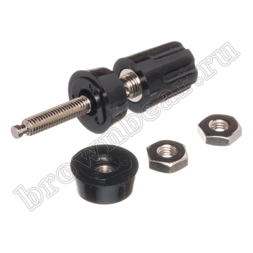 Клемма приборная для разъема Banana, тип 8 (гнездо), черная BP-8B фото 8