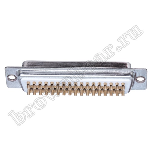 Разъем D-SUB 50 контактов,  гнездо на кабель, пайка DB-50F фото 3