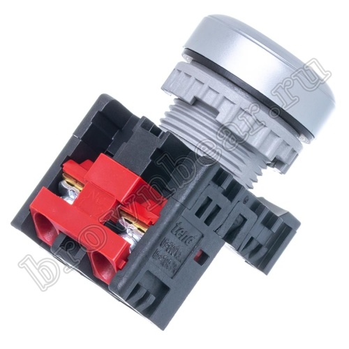 Кнопка управления плоская, без фиксации, d 30 мм, НЗ, красная TN2BFR-1B фото 4