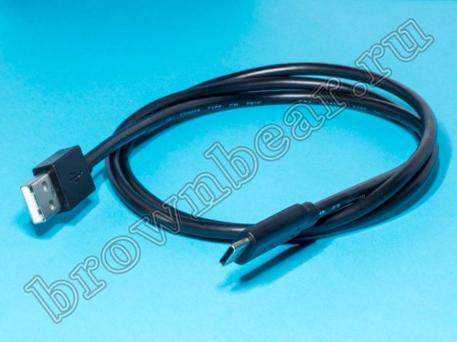 Кабель (шнур) USB2.0, тип А - тип C, вилка - вилка, 2 метра фото 4